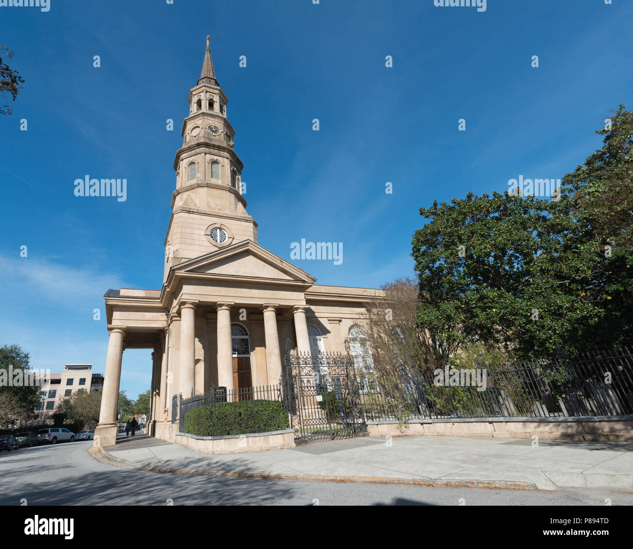 St Philip's Church, Charleston, SC Banque D'Images