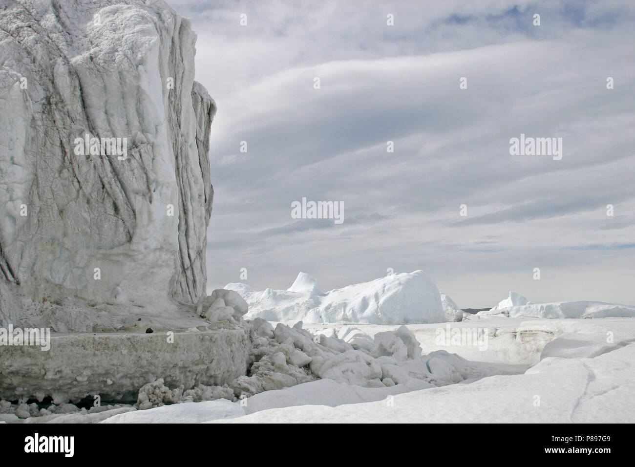 Snow Hill Island, l'Antarctique Banque D'Images