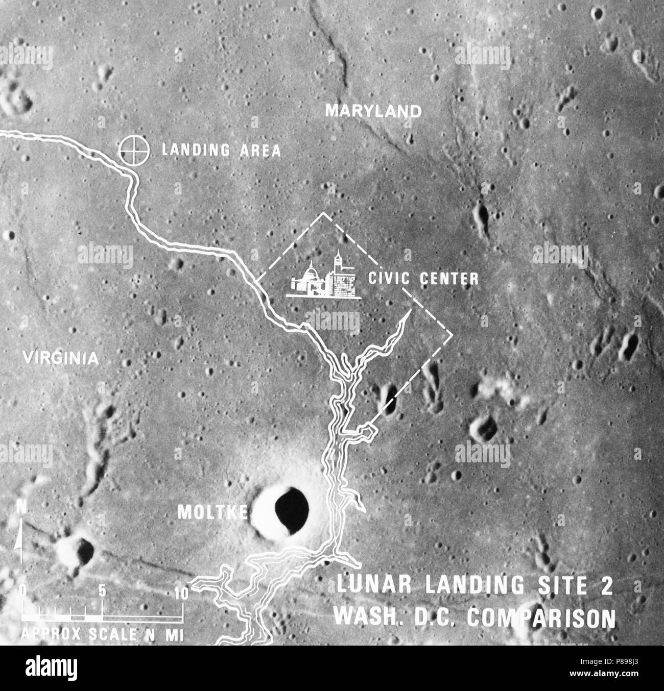 Apollo 11 landing sites Banque de photographies et d’images à haute résolution Alamy