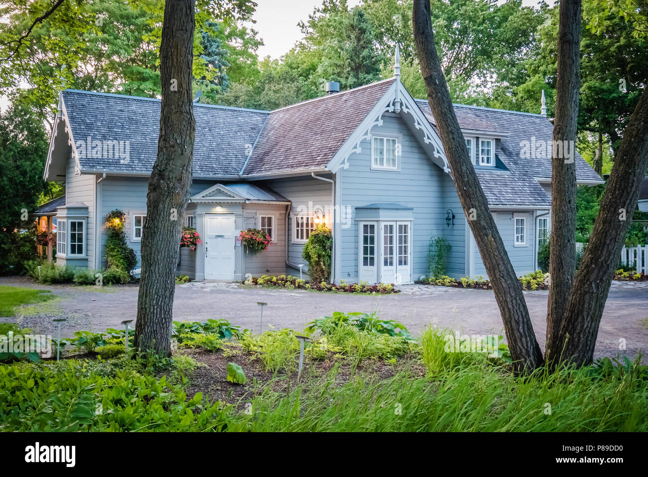Villa Bagatelle 19e siècle architecture anglaise à Québec canada Banque D'Images