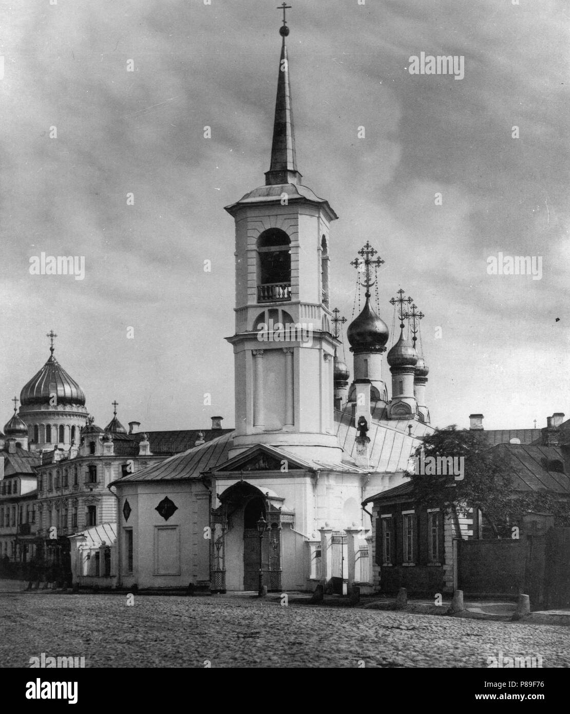 L'église de la résurrection de Jésus à Ostozhenka Street à Moscou. Musée : l'État russe et Film Photo Archive, Moscow. Banque D'Images