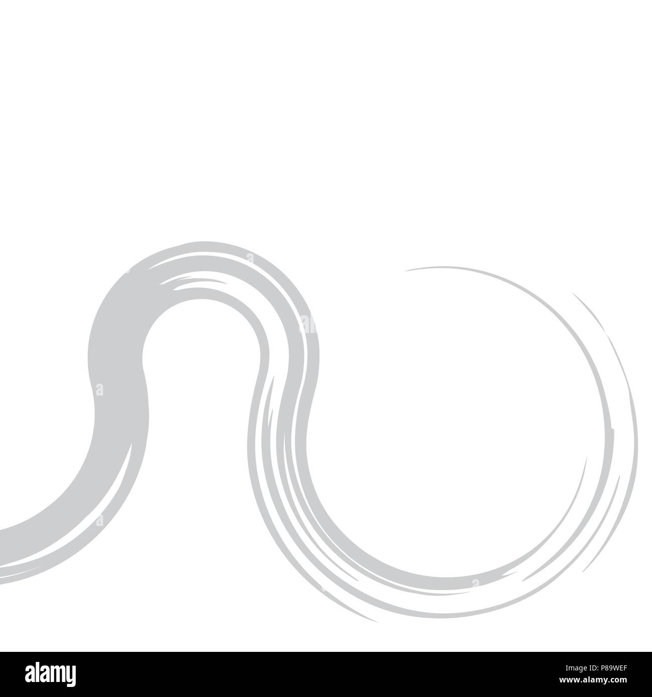 Noir & blanc Création template design avec place pour votre message. Illustration de Vecteur