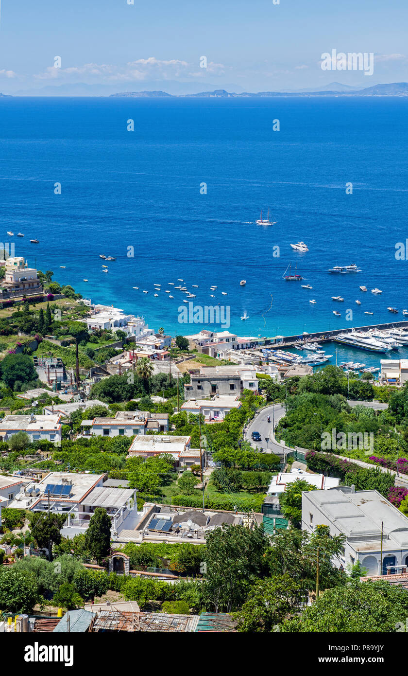 Regarder sur Marina Grande Capri Banque D'Images