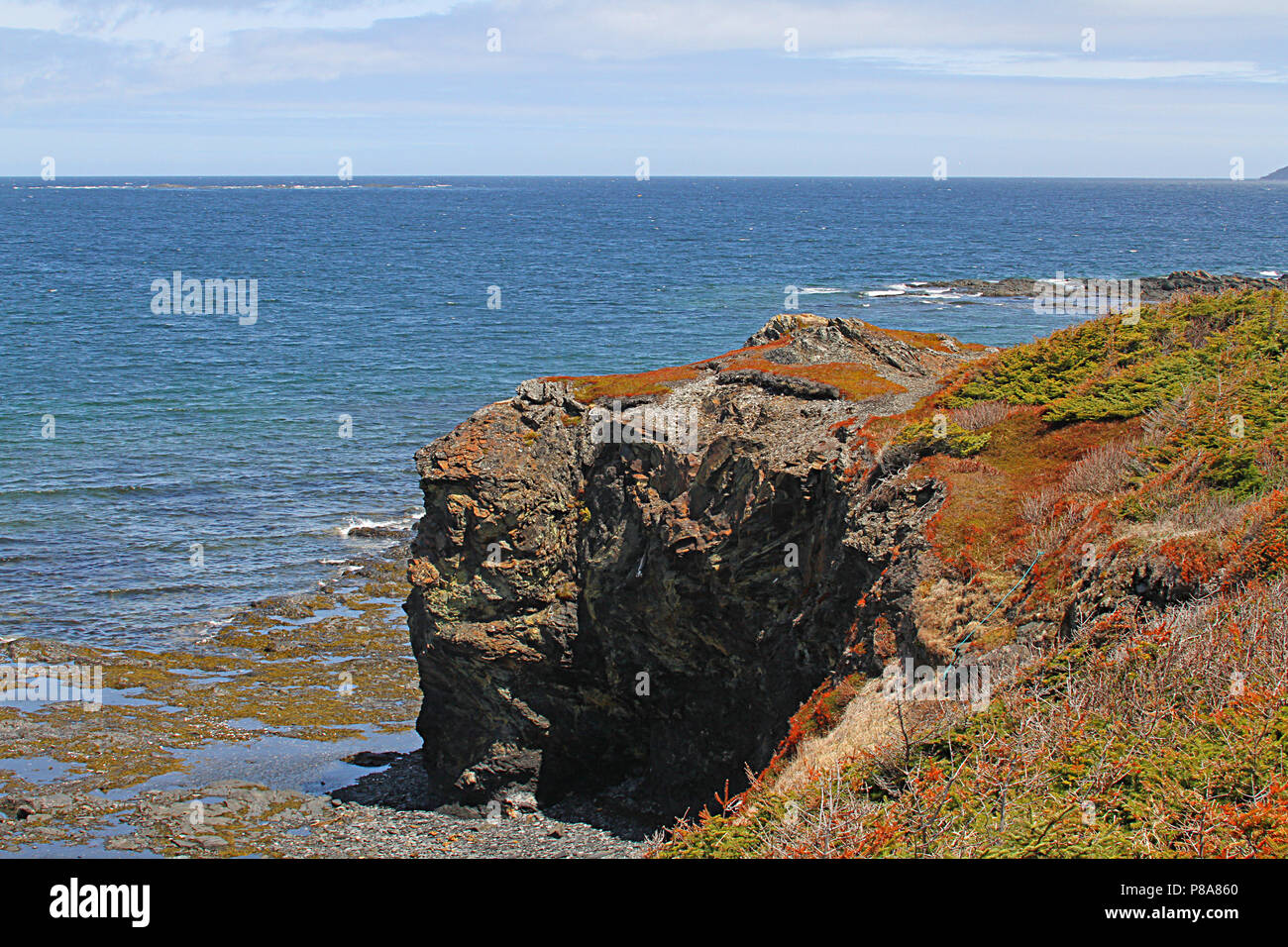 Carnet de Voyages, Terre-Neuve, Canada, Paysages et panoramiques, province canadienne, 'The Rock', Banque D'Images