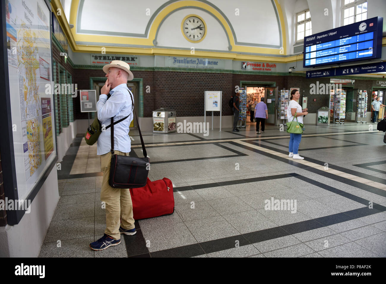 La gare de Weimar, Germany, Europe Banque D'Images