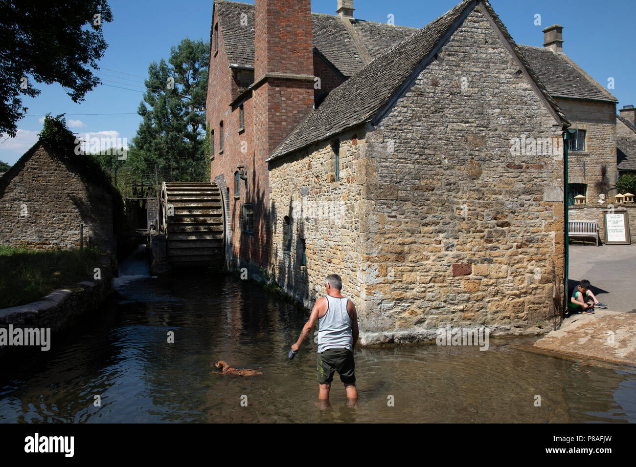 Lower Slaughter Dans Les Cotswolds Royaume Uni Lower
