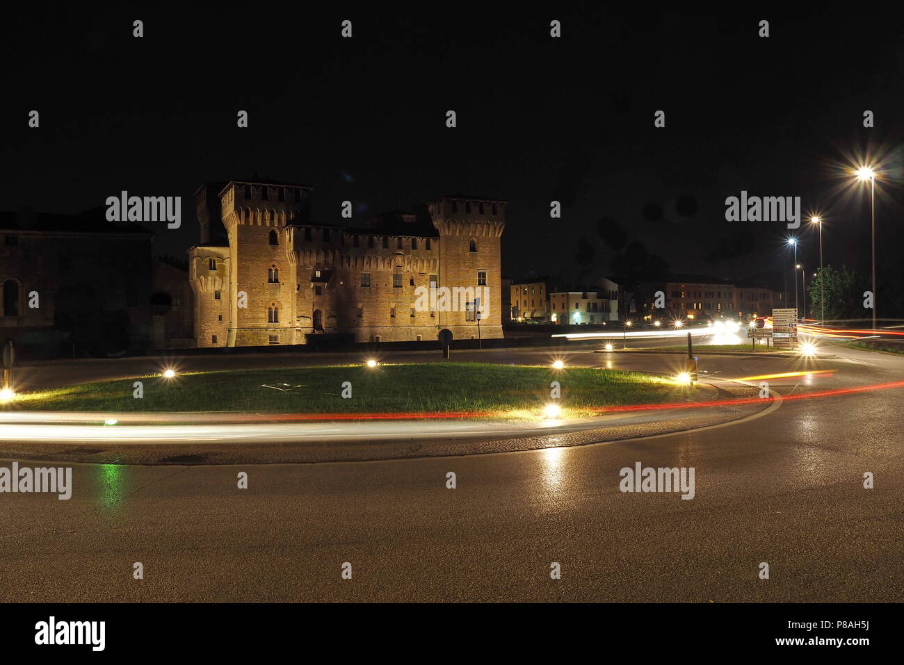 Château de palais ducal de Mantoue Banque D'Images