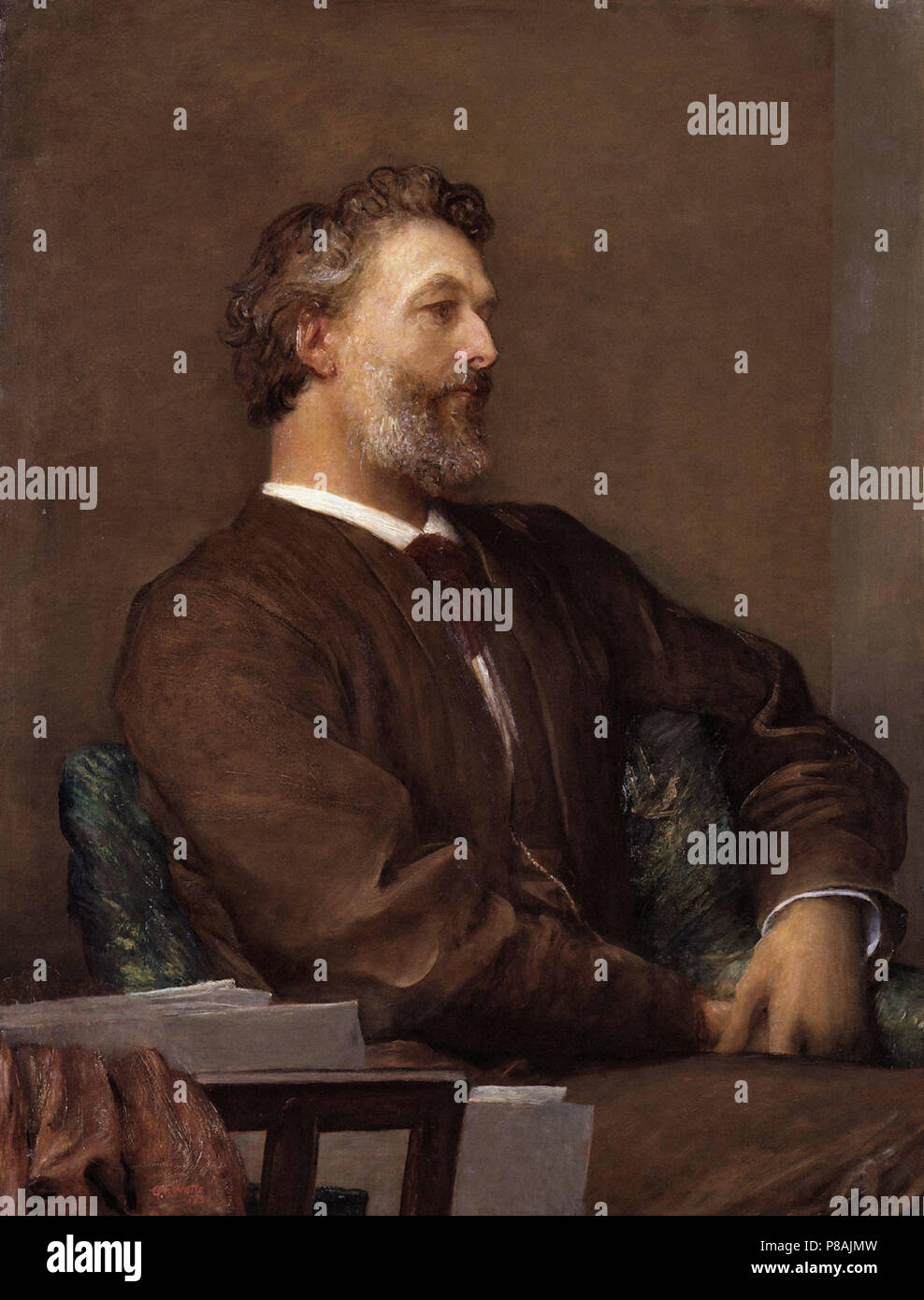 George Frederick Watts - Lord Frederic Leighton 2 Banque D'Images