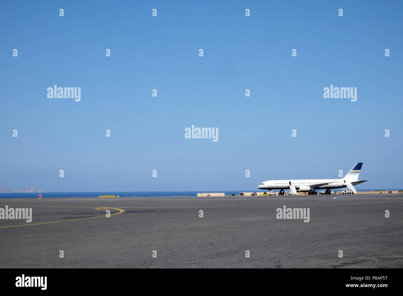 L'aéroport de Crète Banque D'Images