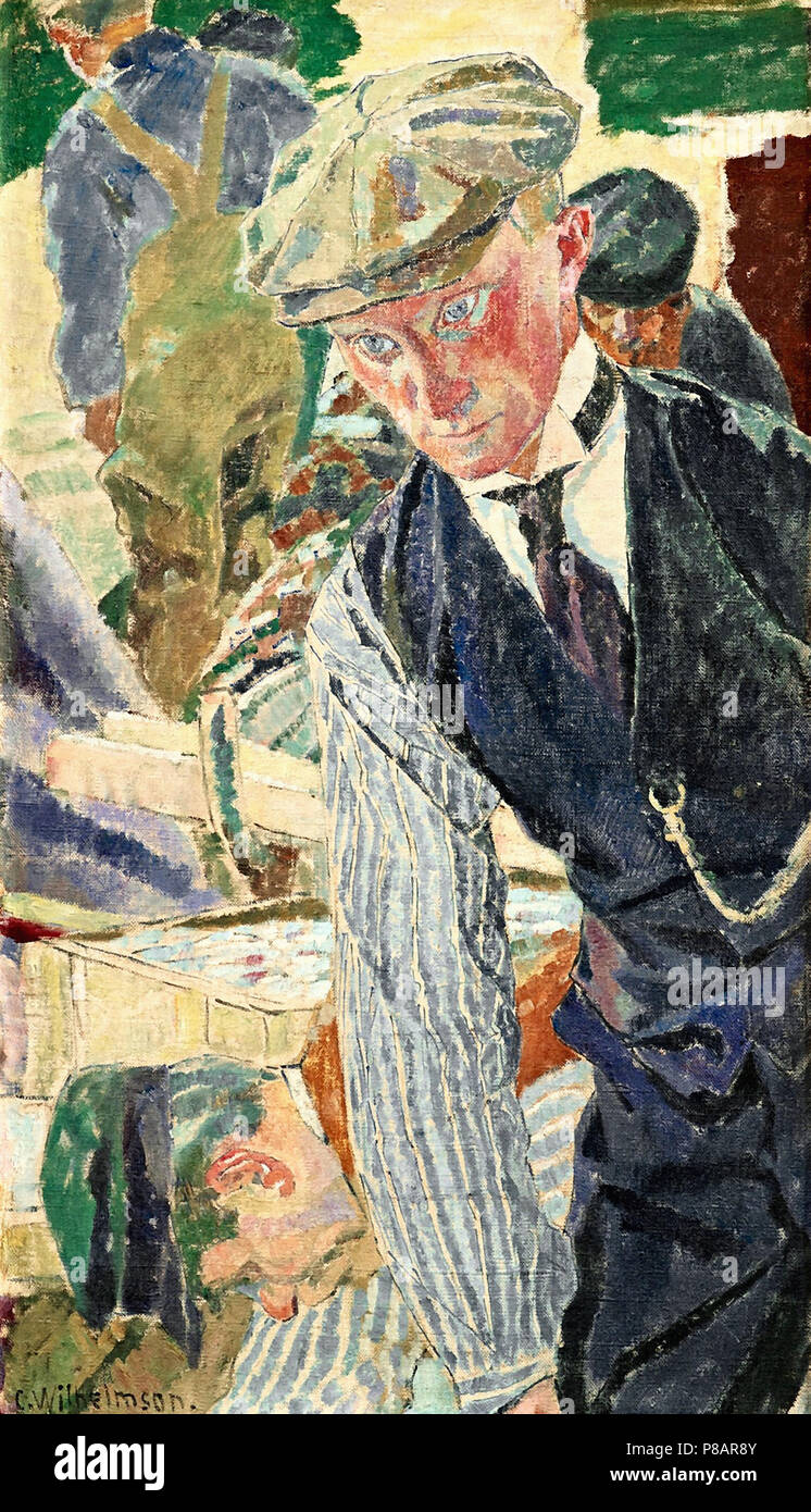 Carl Wilhelmson - Fiskhandlaren Banque D'Images