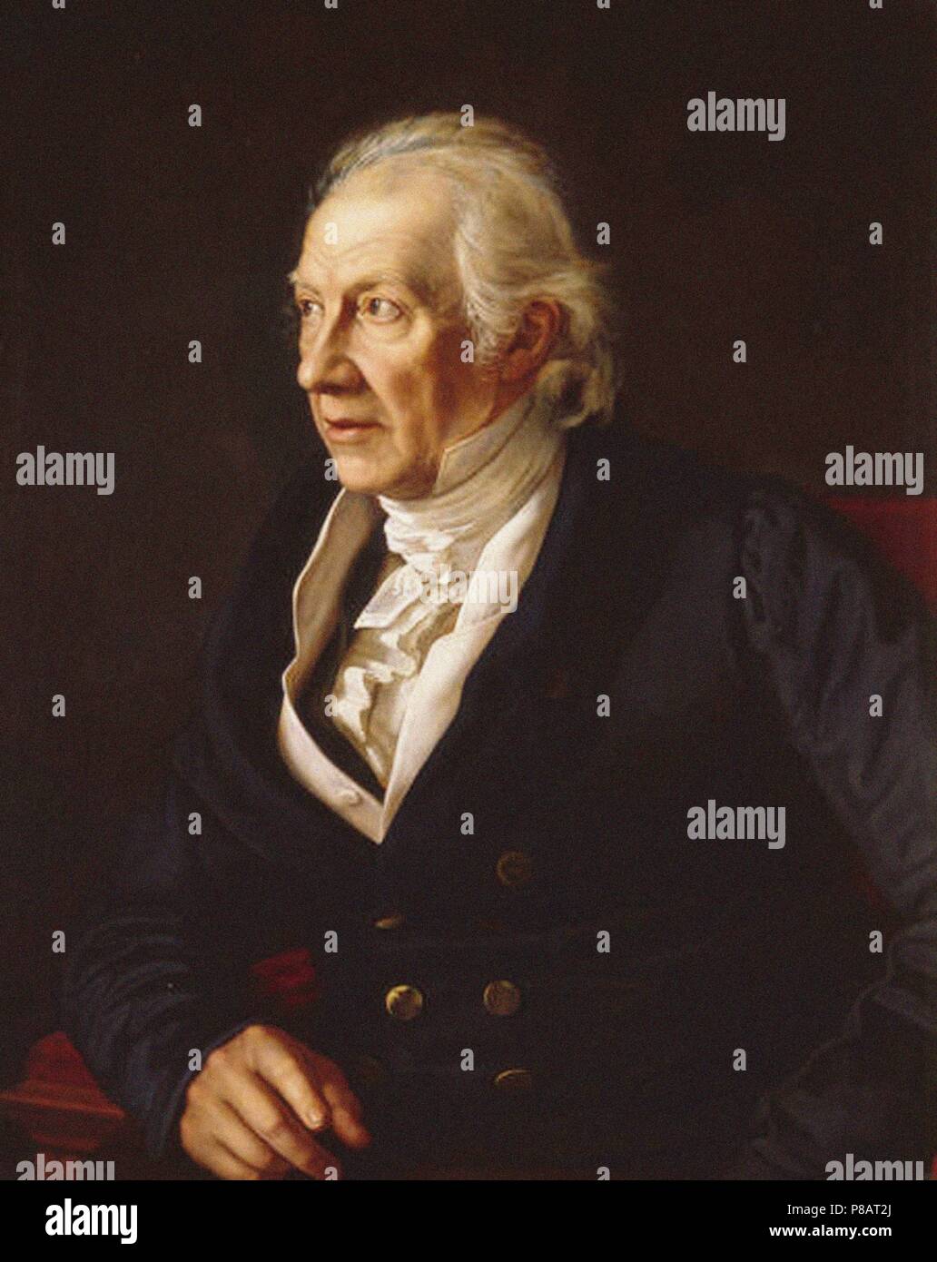Portrait de Karl Friedrich Zelter (1758-1832). Musée : Bibliothèque musicale scientifique Taneyev, Moscou. Banque D'Images