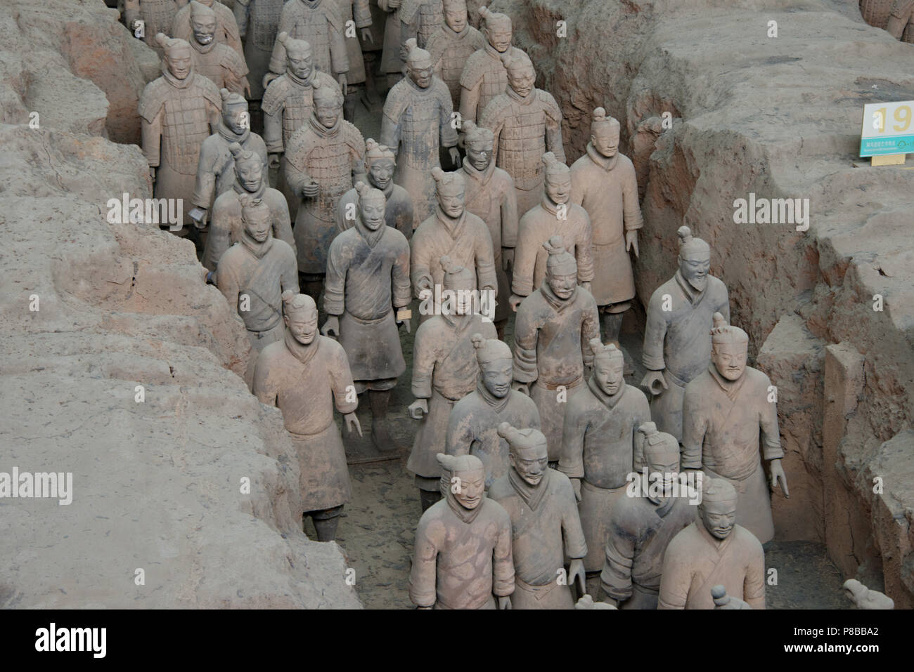 Sculptures de l'Armée de terre cuite
