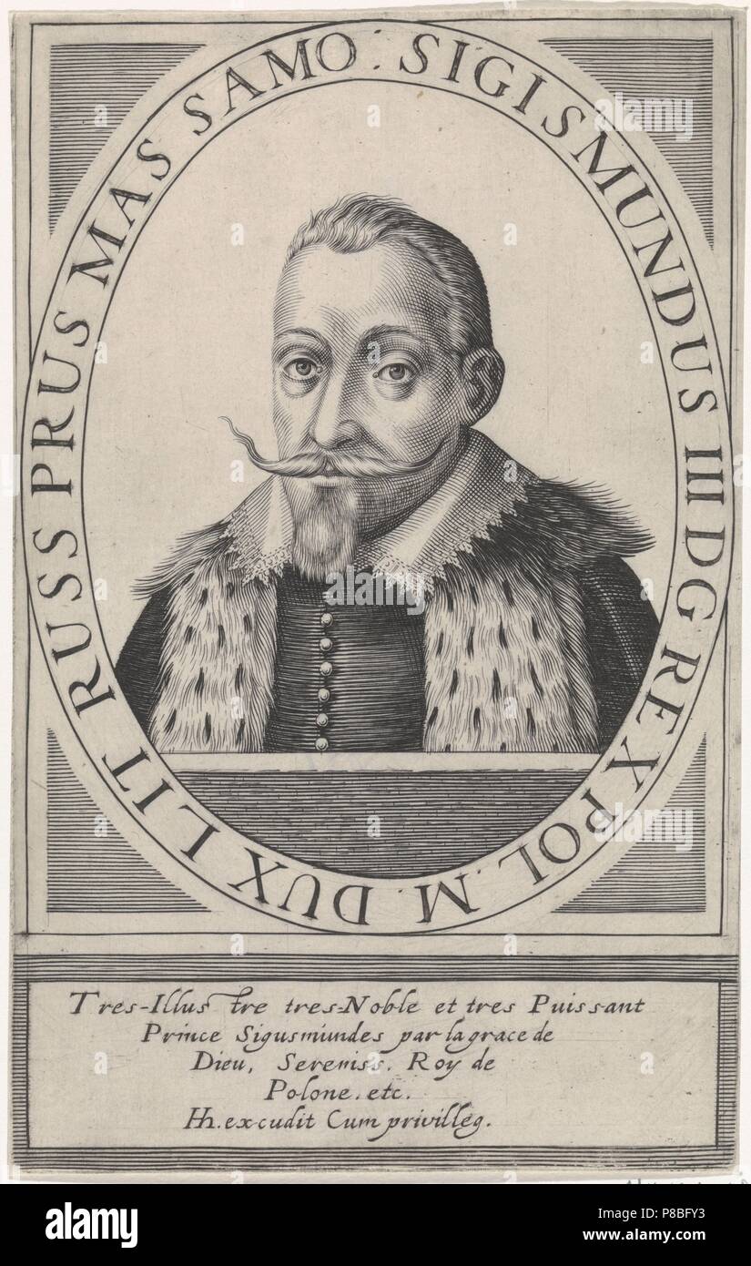 Portrait de Sigismond III Vasa, roi de Pologne (1566-1632). Musée : collection privée. Banque D'Images