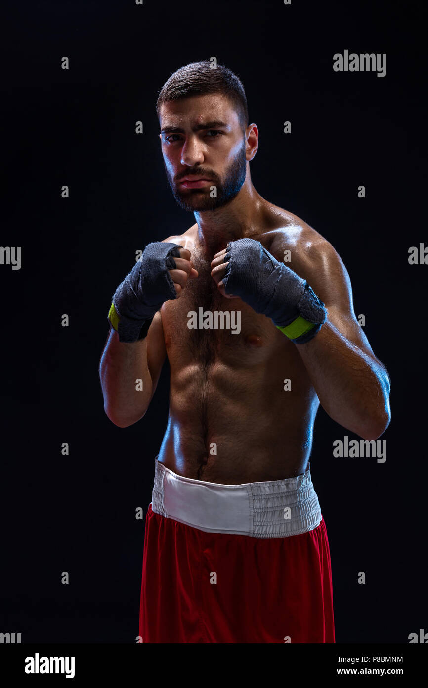 Boxe homme Banque de photographies et d'images à haute résolution - Alamy