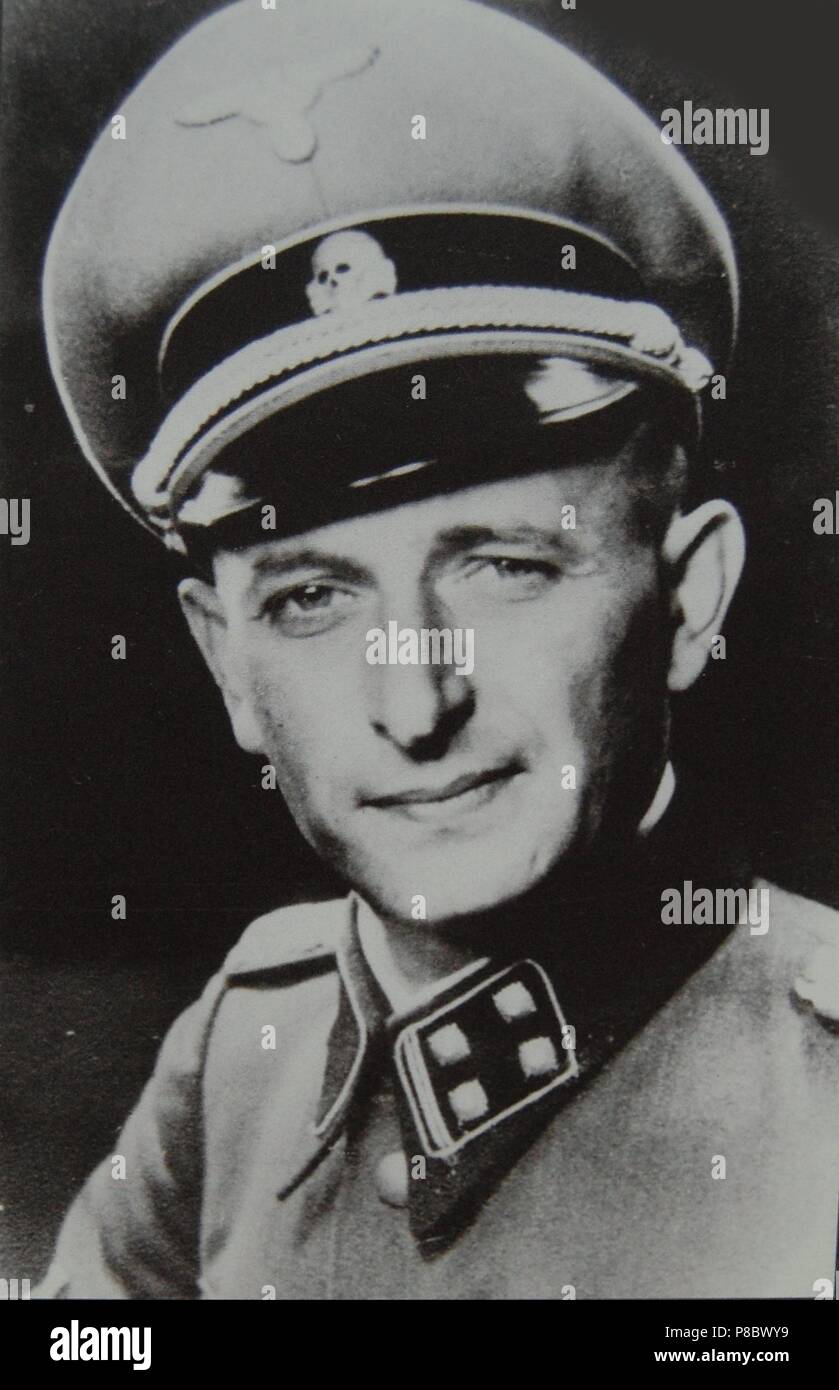 Adolf Eichmann. Musée : collection privée. Banque D'Images