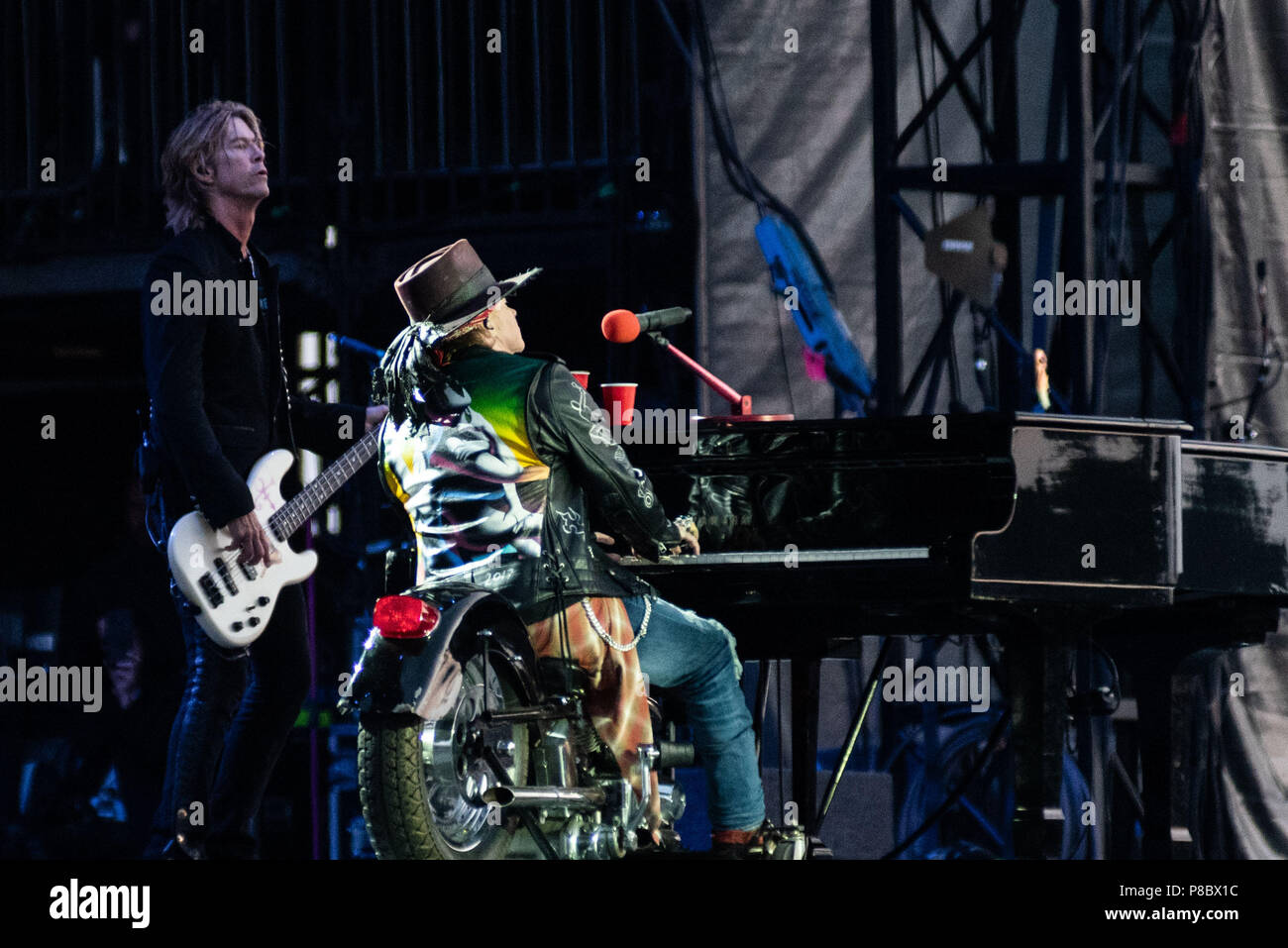 Guns N Roses titre Download Festival 2018 à Donnington Park, Angleterre 09.06.2018 comprend : Guns N Roses, Axl Rose, Duff Mcaggan Où : Derby, Royaume-Uni Quand : 09 juin 2018 Source : WENN.com Banque D'Images