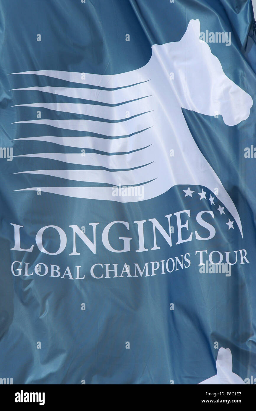 Berlin, Pavillon de la Longines Global Champions Tour Banque D'Images