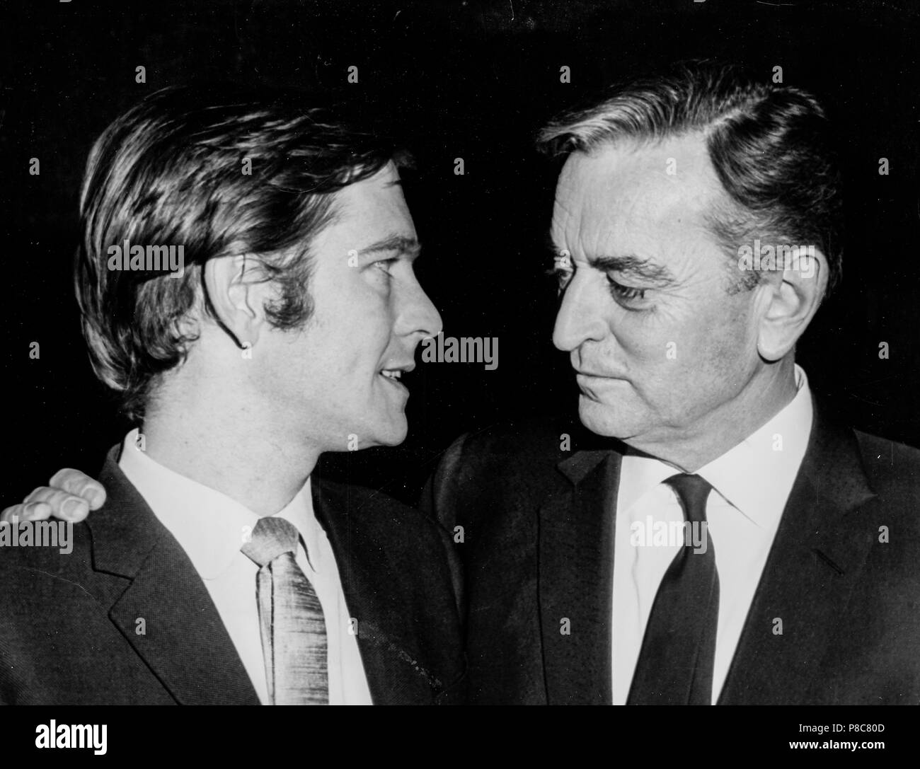 Tom Courtenay, David Lean, hollywood, 1966 Banque D'Images