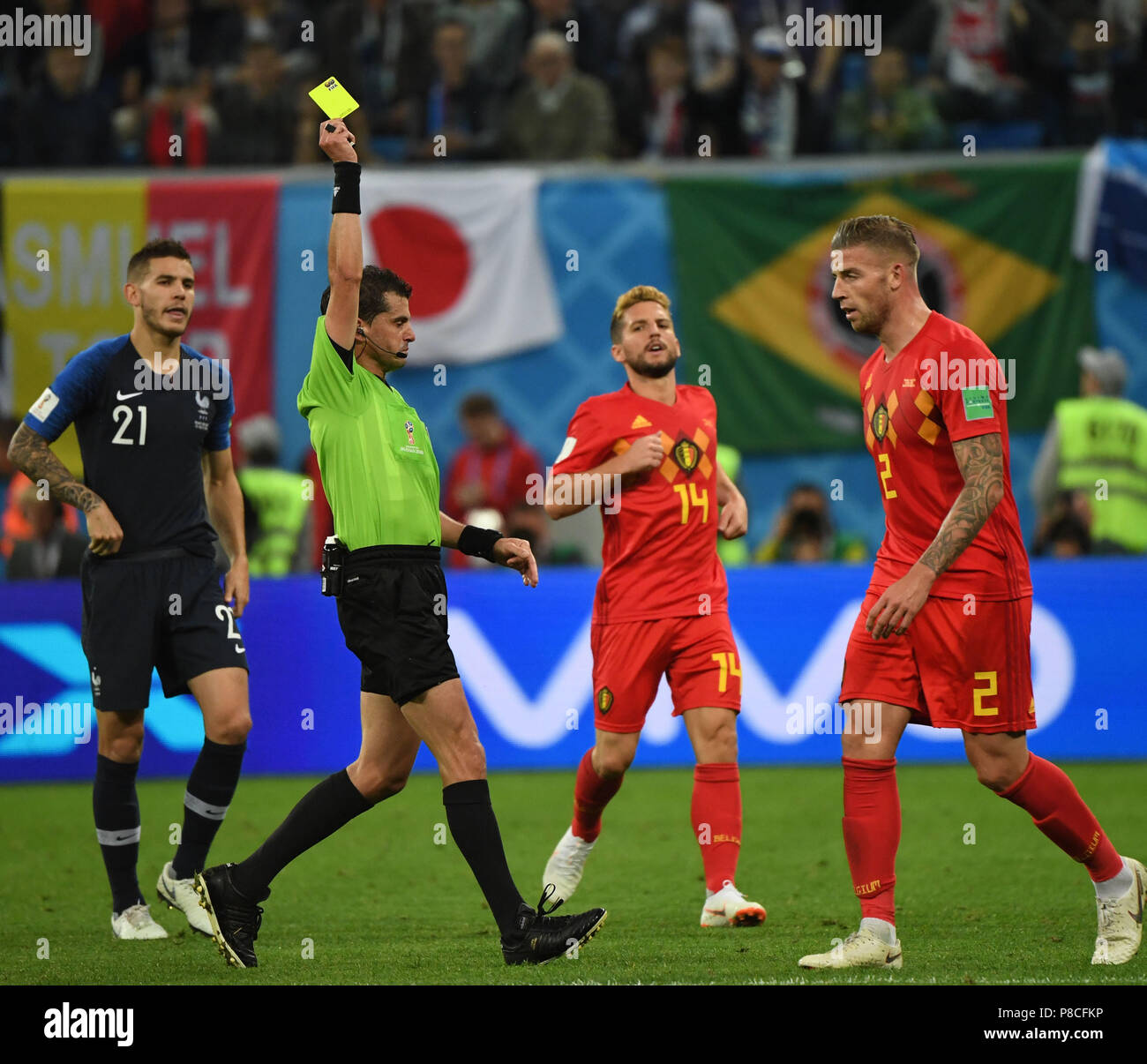 Saint Petersburg Russie 10 Juillet 2018 Larbitre Donne