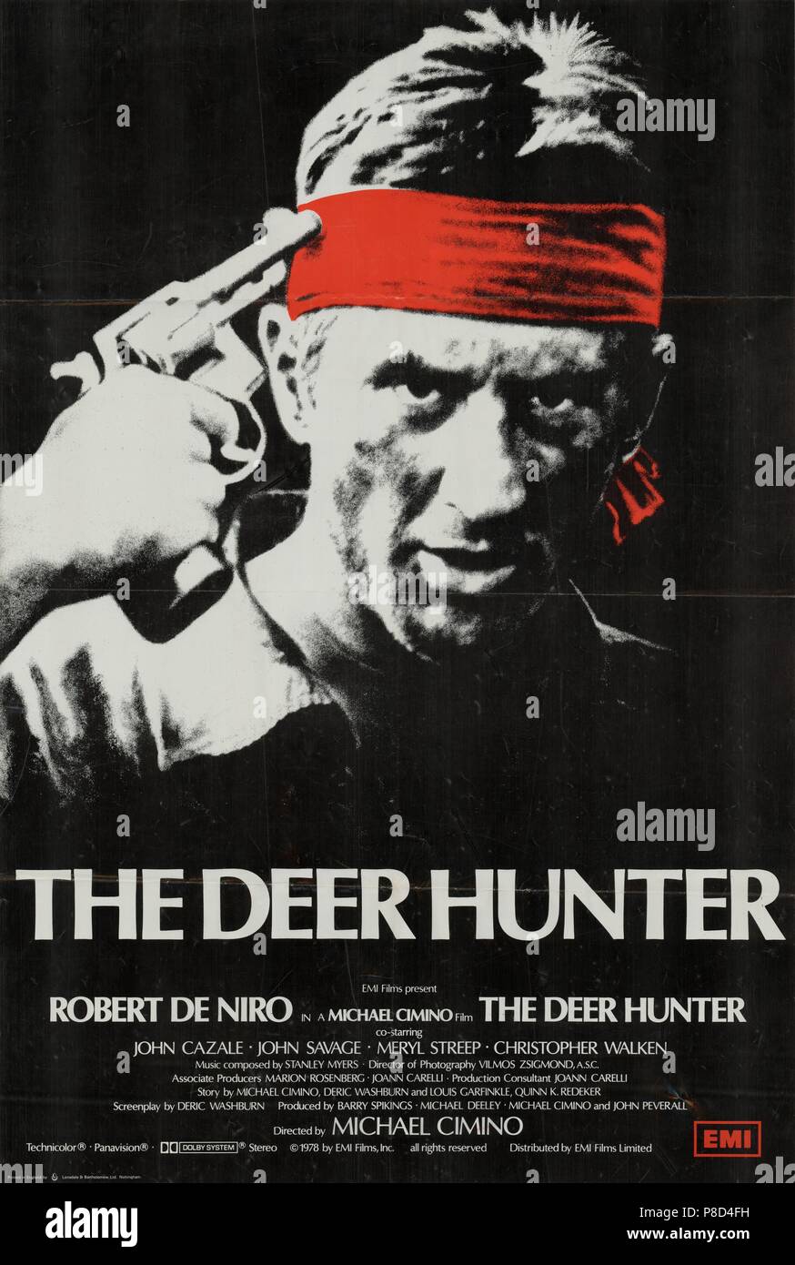 Le Deer Hunter (1978) affiche de film, Robert de Niro, Date : 1978 Banque D'Images