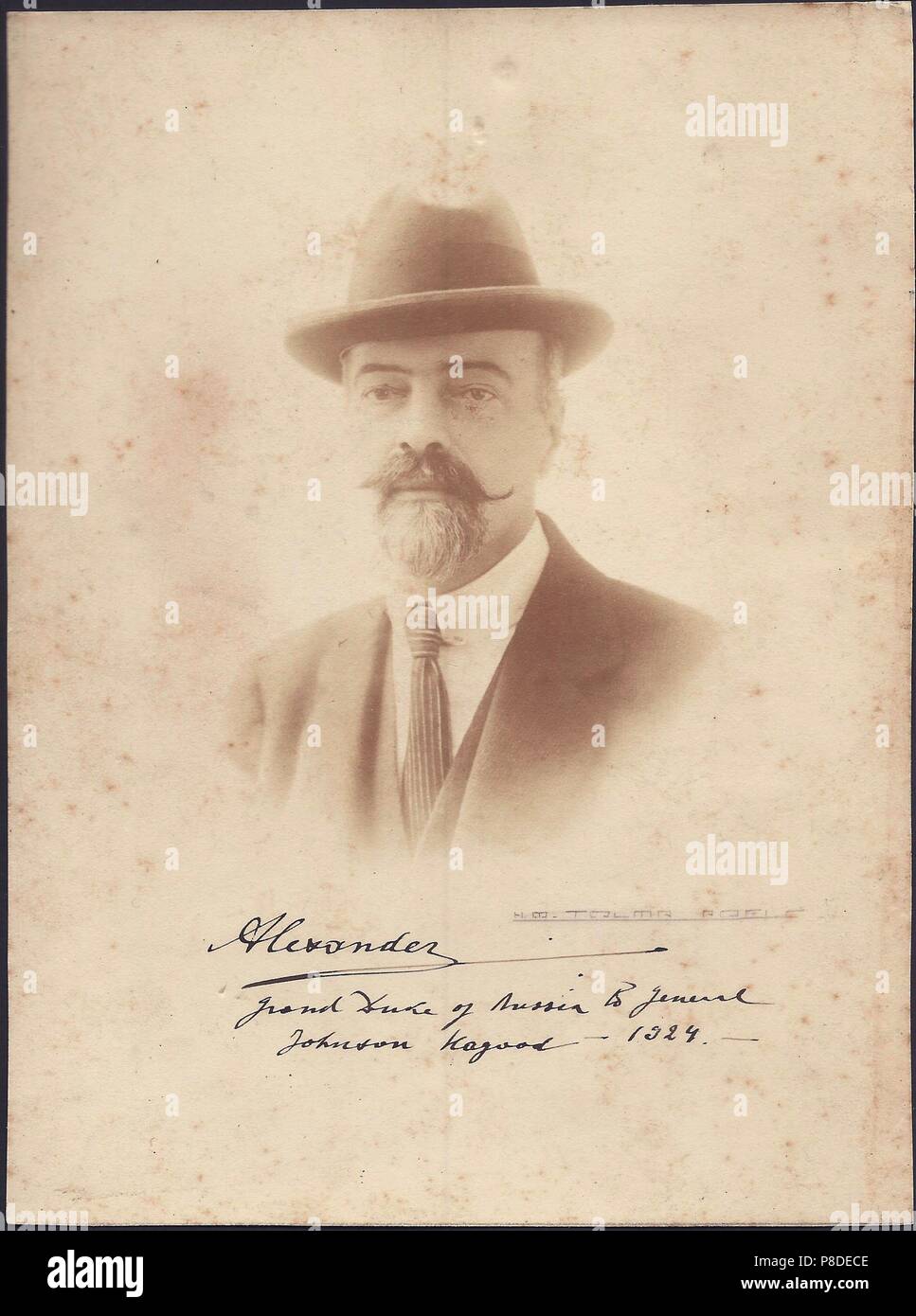 Grand-duc Alexandre Mikhaïlovitch de Russie (1866-1933). Musée : collection privée. Banque D'Images