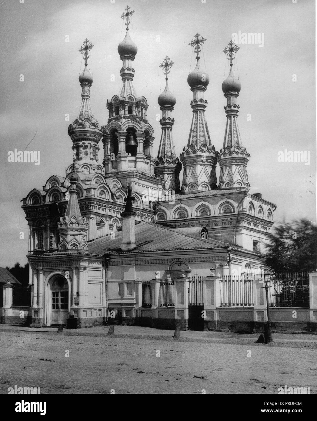 L'église de la Nativité de la Vierge Marie sur Putinki à Moscou. Musée : l'État russe et Film Photo Archive, Moscow. Banque D'Images