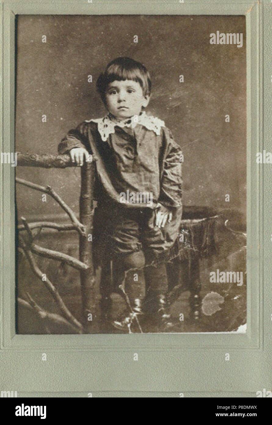 Mikhail Zoshchenko comme enfant. Musée : Musée littéraire, centrale de l'État de Moscou. Banque D'Images