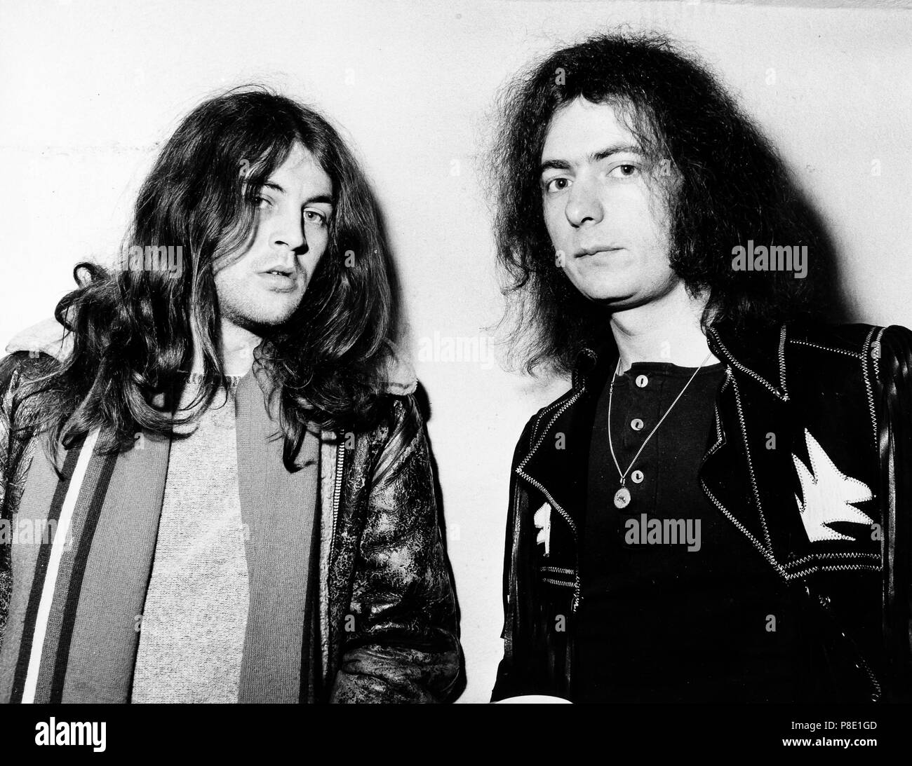 Ian Gillan, Ritchie Blackmore, Deep Purple, 70 Banque D'Images