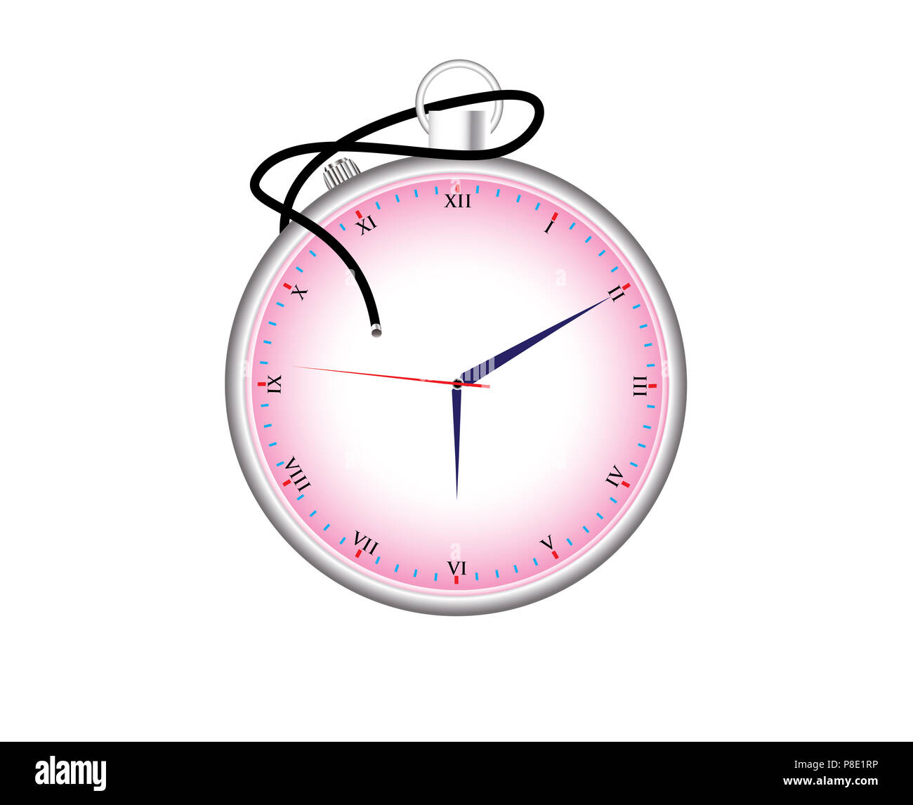 Soins infirmiers à la mode isolé regarder de revers Banque D'Images