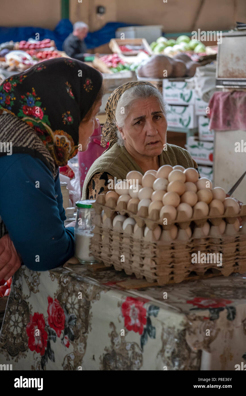 Teze Bazar, Baku, Azerbaïdjan Banque D'Images