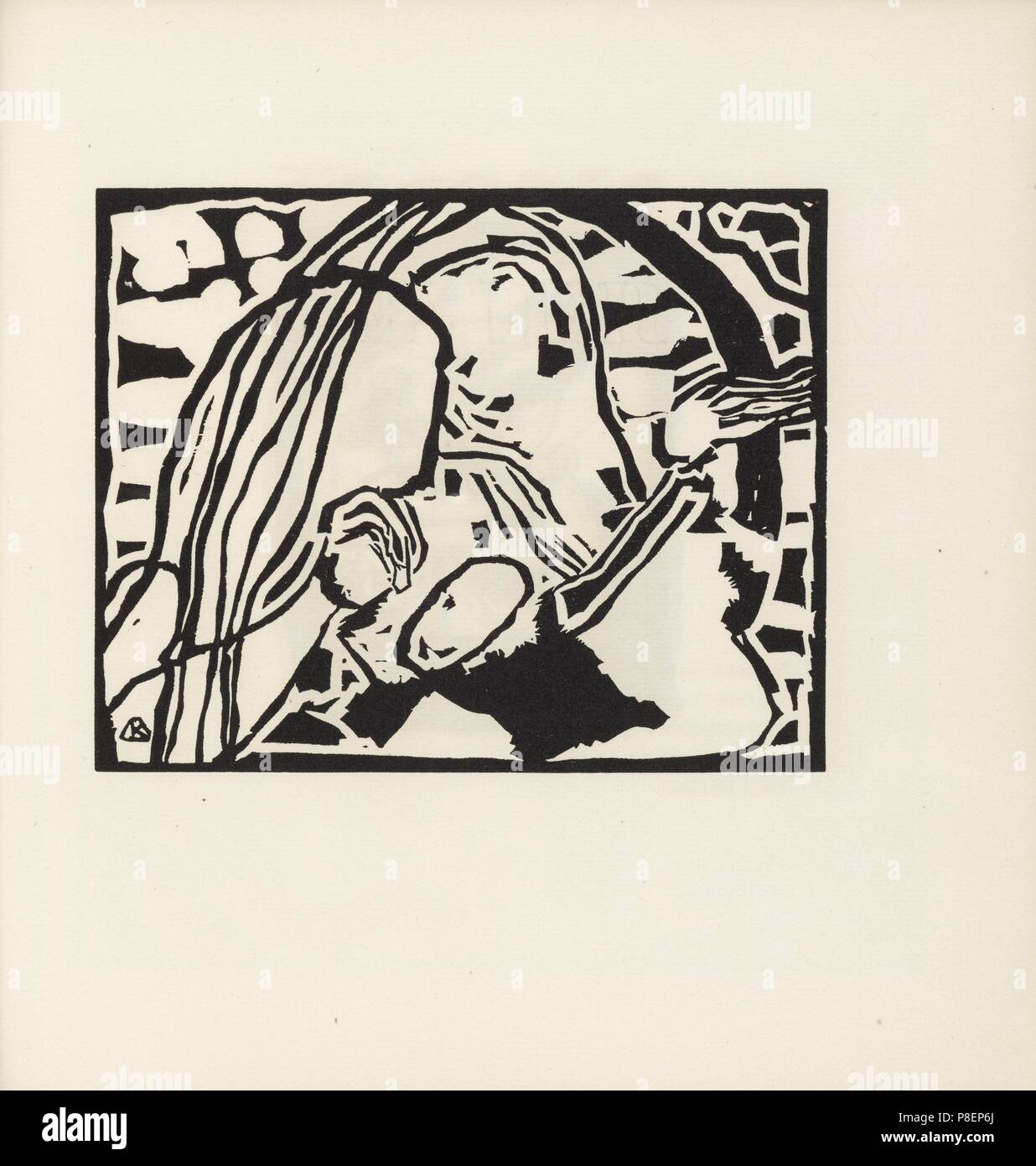 L'improvisation de motif 10. À partir de 'Klänge (Sons)'. Musée : © Musée d'Art Moderne, New York. Banque D'Images