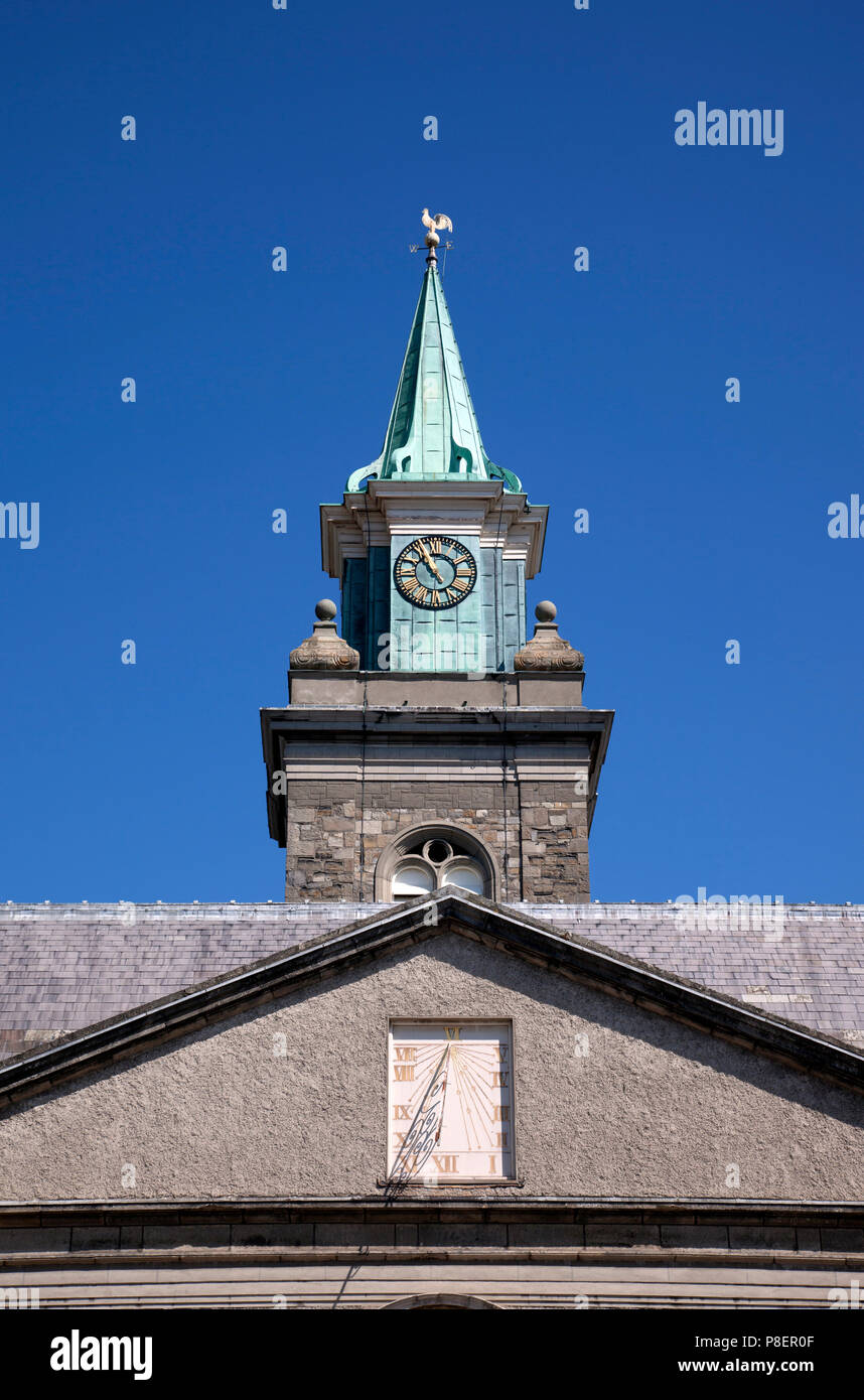 Tour de l'horloge de l'Hôpital Royal, Kilmainham, Dublin, maintenant à la maison à l'Irish Museum of Art Banque D'Images