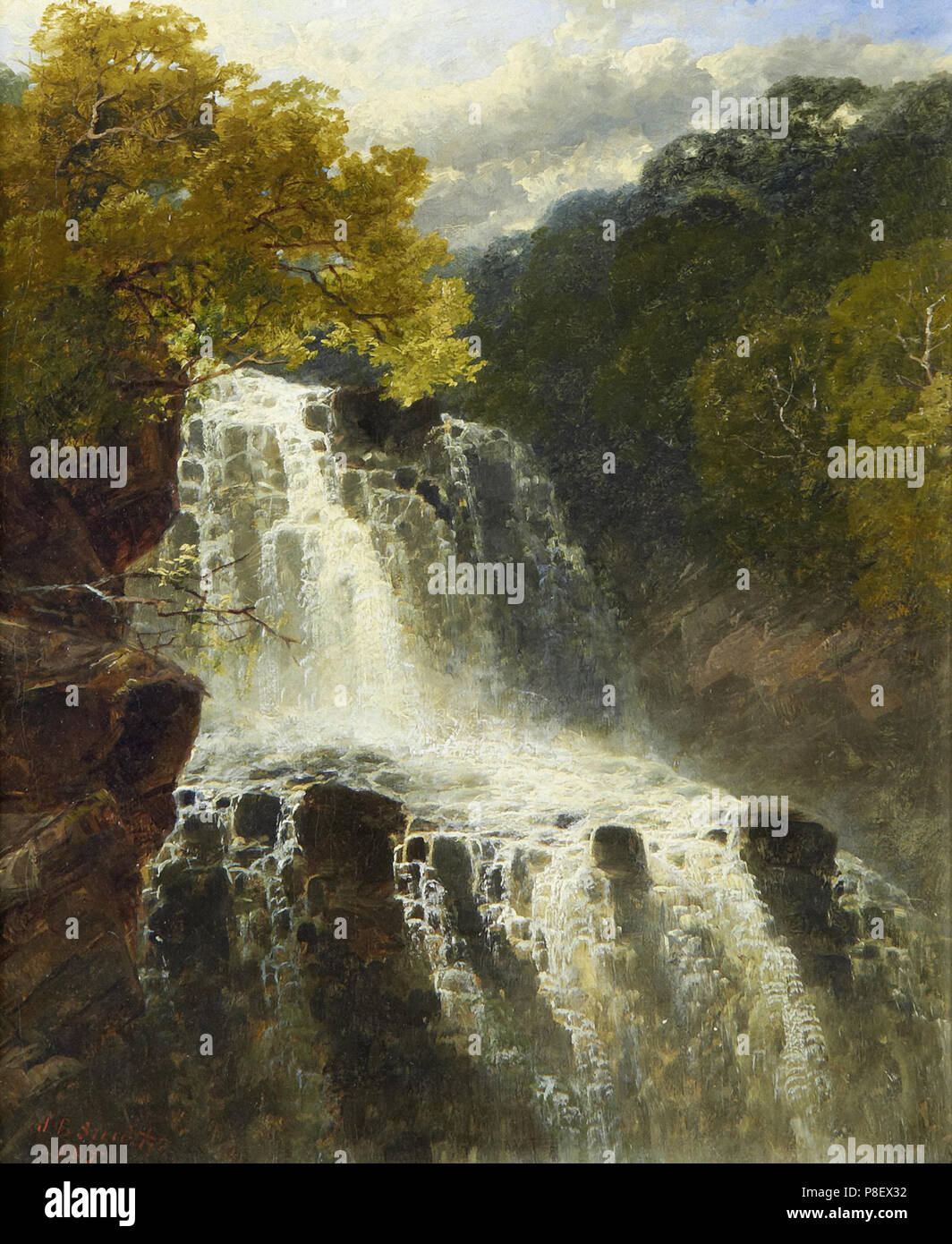Smith John Brandon - Waterfall 2 Banque D'Images