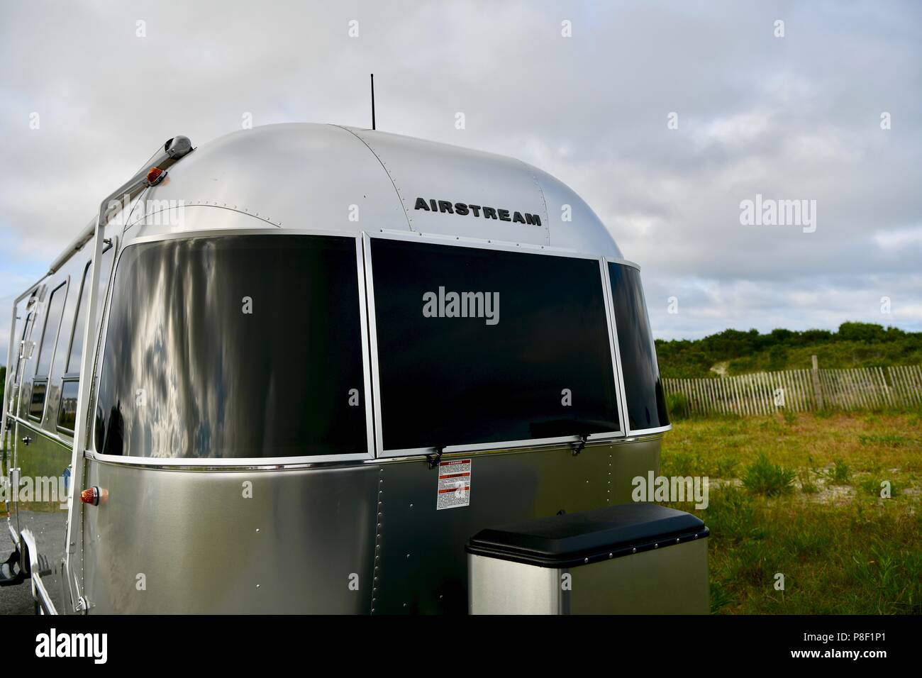 Vie pratique Voyage Airstream Trailer Banque D'Images
