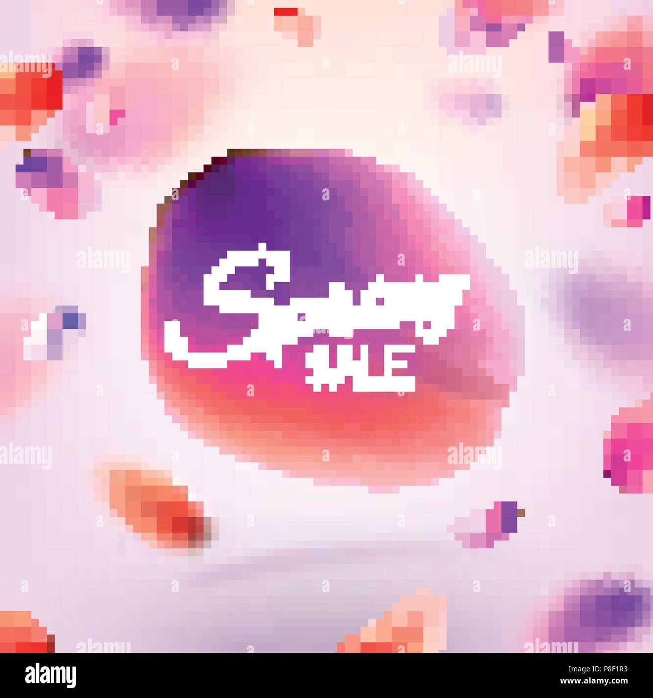 Illustration vectorielle Stock Bonjour, bonjour Vente de printemps. La chute des pétales réalistes d'une tulipe, fleurs isolées. Des modèles pour des affiches, bannières, flyers, des présentations, des rapports. Printemps des réductions. EPS10 Illustration de Vecteur