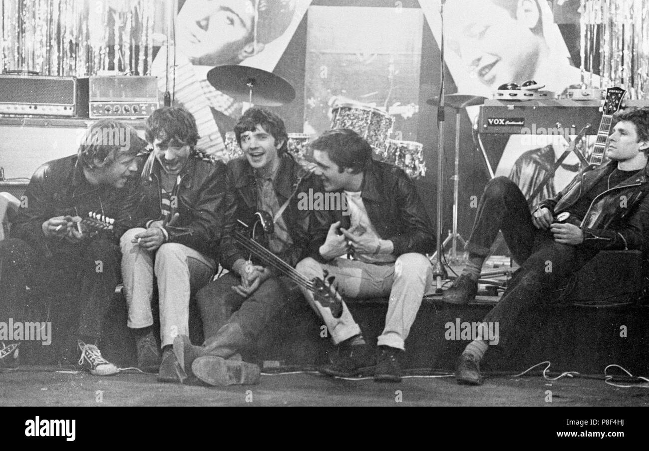 Stardust (1974) David Essex, Keith Moon, Paul Nicholas, Dave Edmunds, Karl Howman, Date : 1974 Banque D'Images