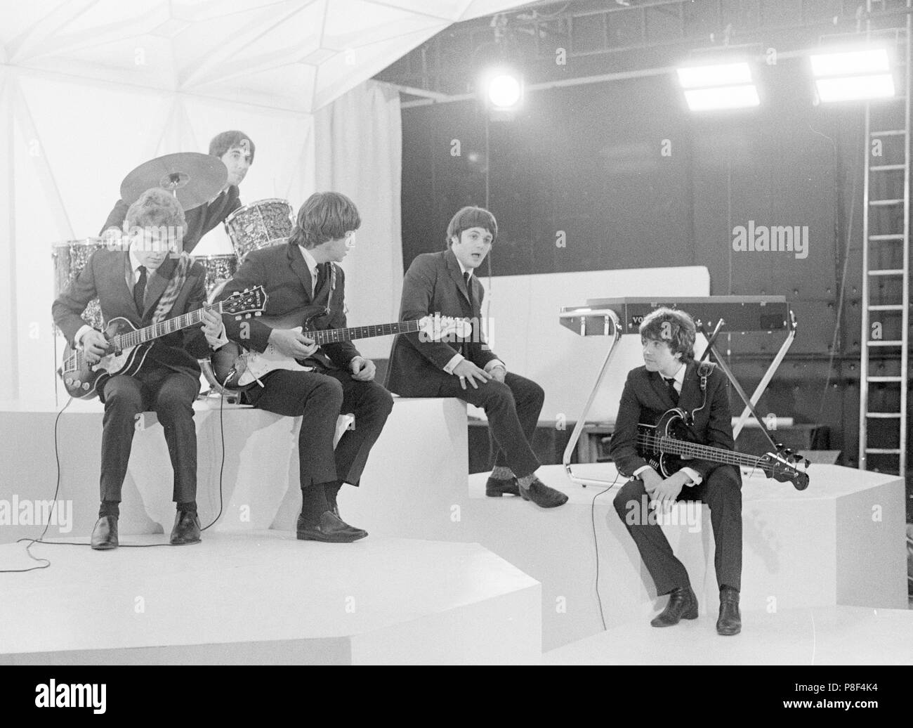 Stardust (1974) David Essex, Keith Moon, Peter Duncan, Karl Howman, Paul Nicholas, Date : 1974 Banque D'Images