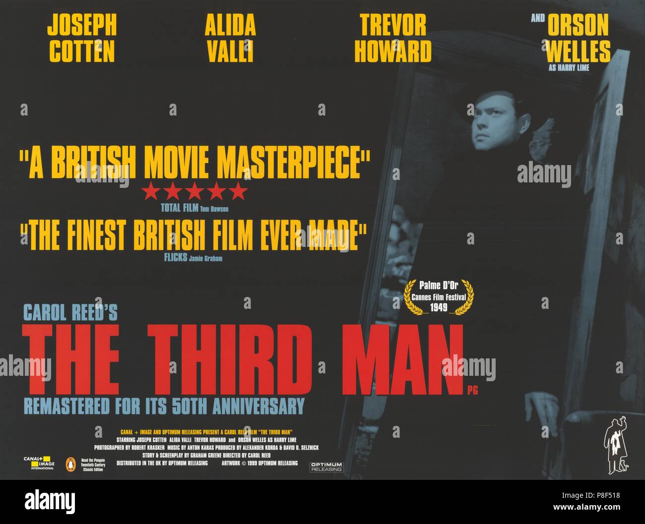 Le Troisième homme (1949), de l'information publicitaire, affiche de film Date : 1949 Banque D'Images