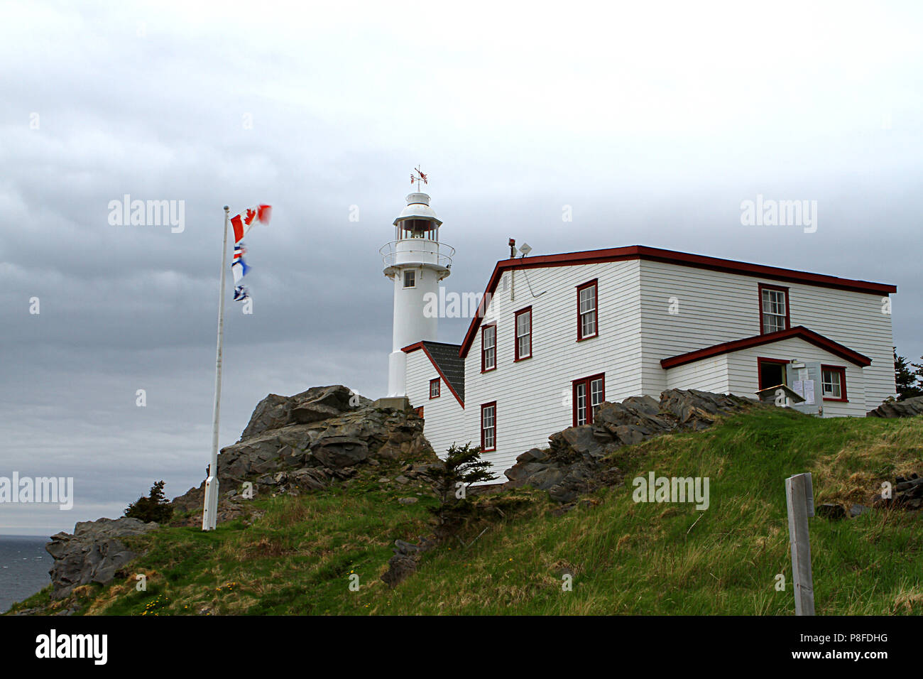 Carnet de Voyages, Terre-Neuve, Canada, Phare, phare Banque D'Images