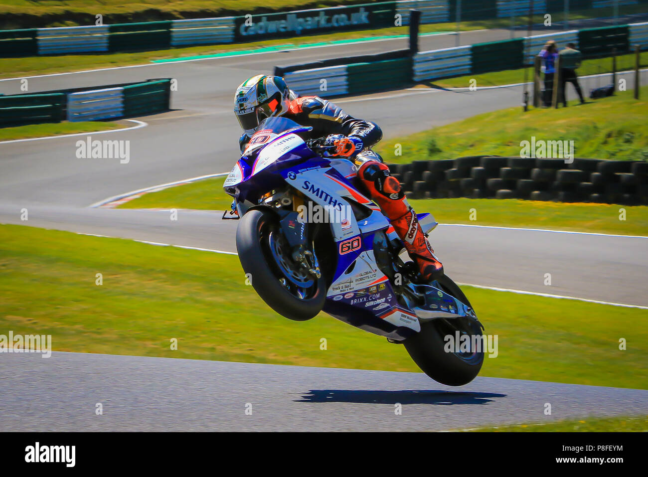 Peter Hickman 28/06/2018 Test BSB Cadwell Park Banque D'Images