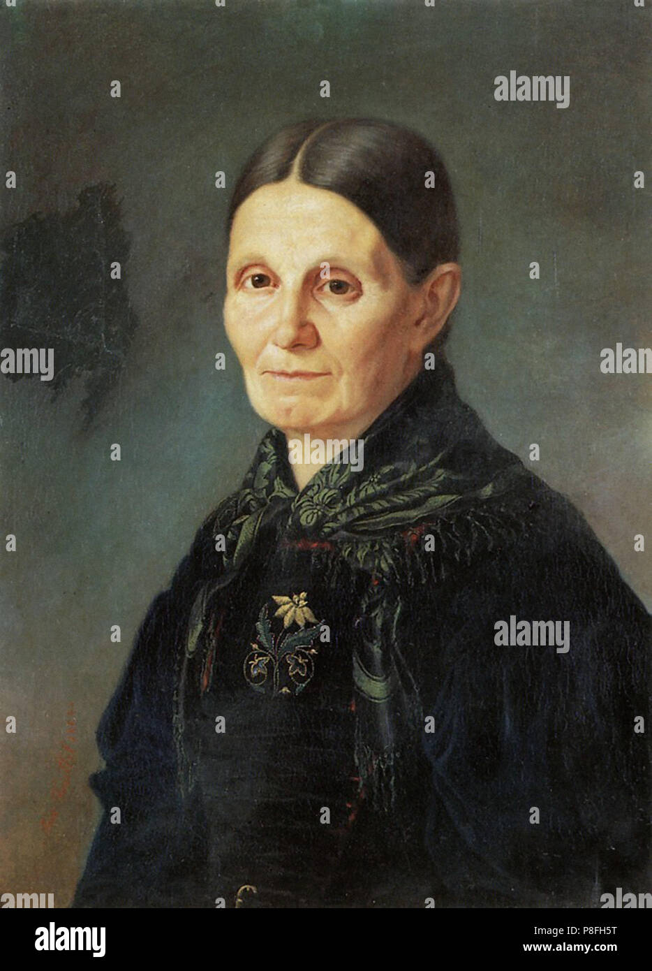 Anna Stainer-Knittel - Mère de l'artiste Banque D'Images