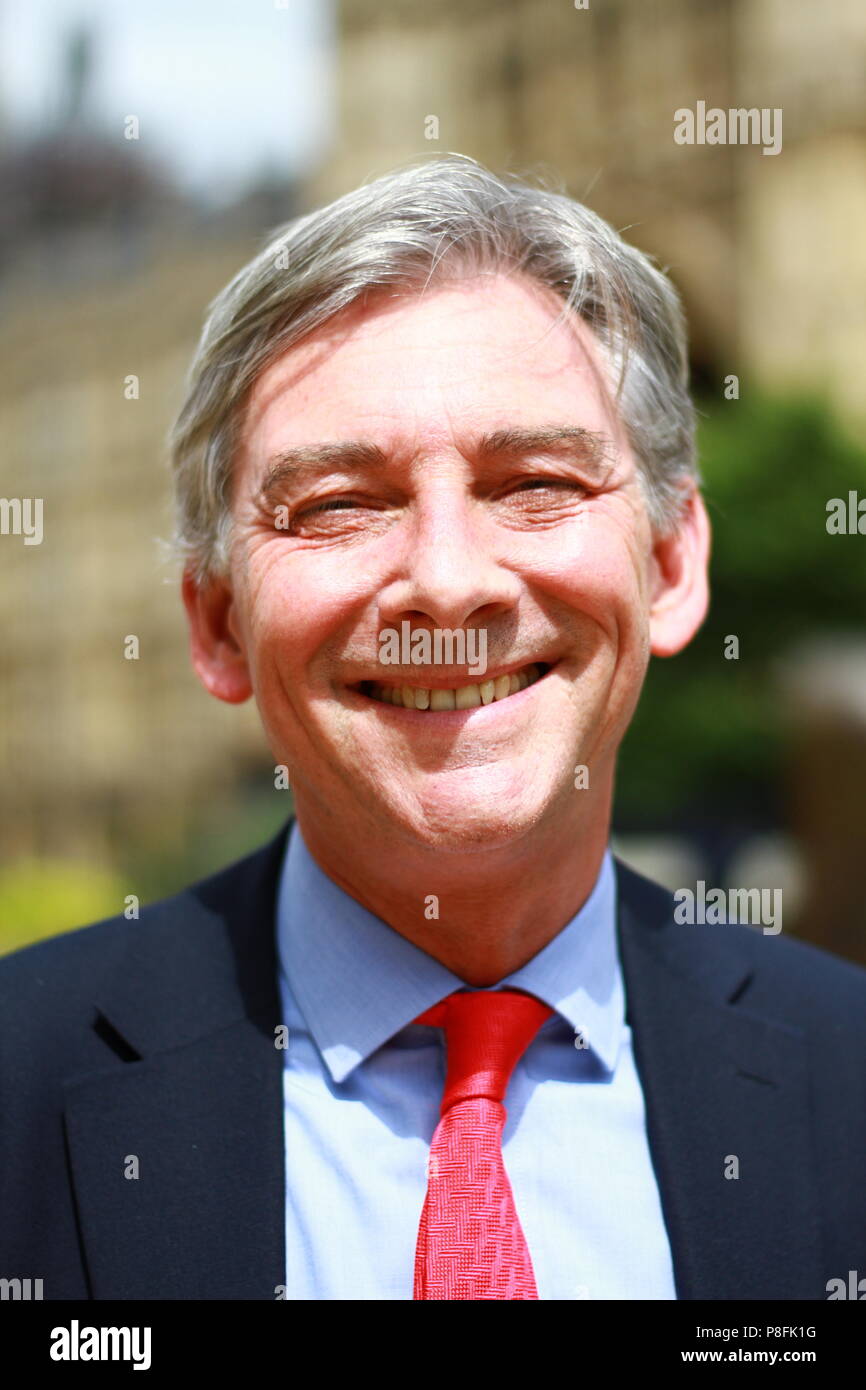 Richard Leonard leader du parti travailliste écossais photographié dans la ville de Westminster, Londres, Royaume-Uni. 10 juillet 2018. MP. Les députés. Banque D'Images