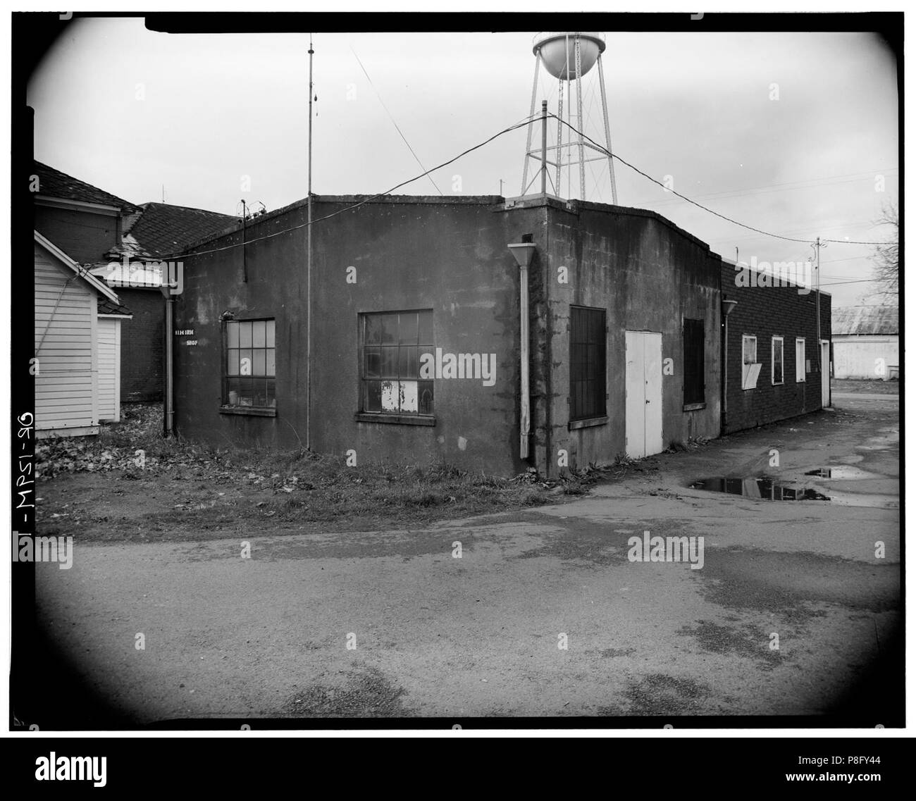 5495 Chugath Street Shop électrique - vue depuis le nord-est - Indian School Chemawa - Salem en Oregon. Banque D'Images