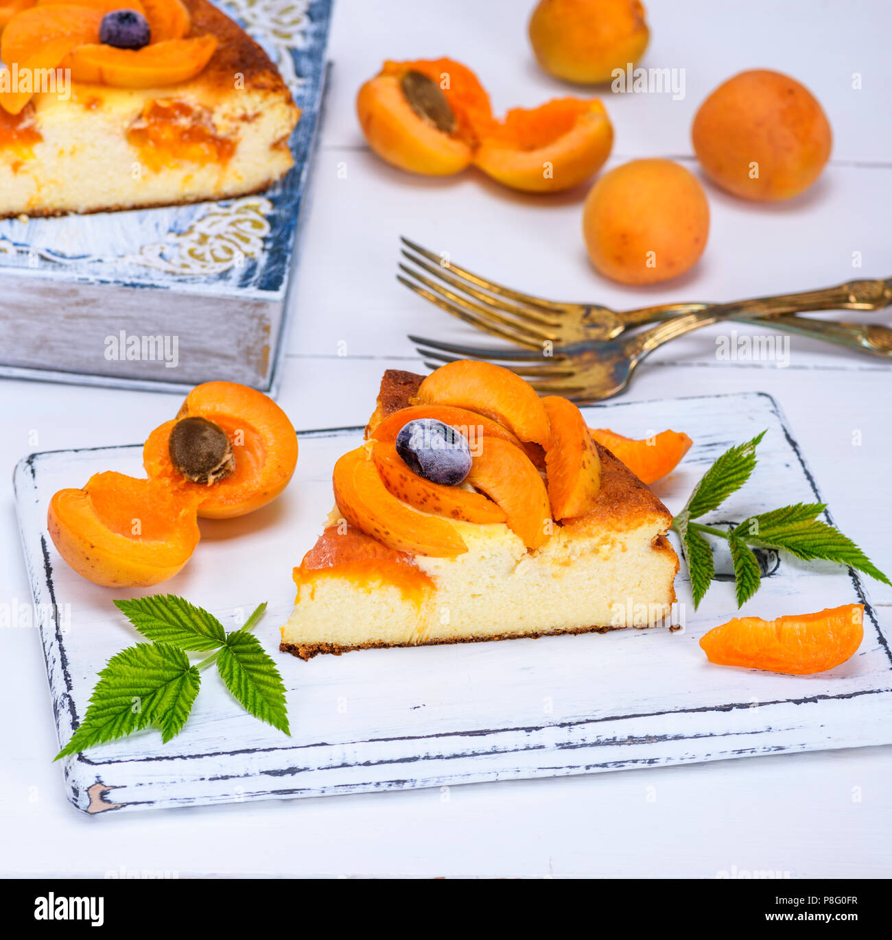Tarte Aux Abricots Banque D Image Et Photos Alamy