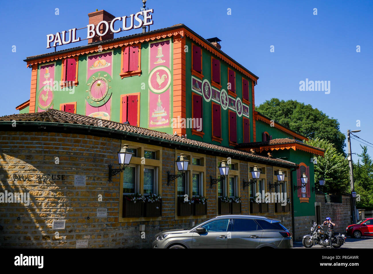 Restaurant Paul Bocuse, Collonges au Monts d'or, France Banque D'Images