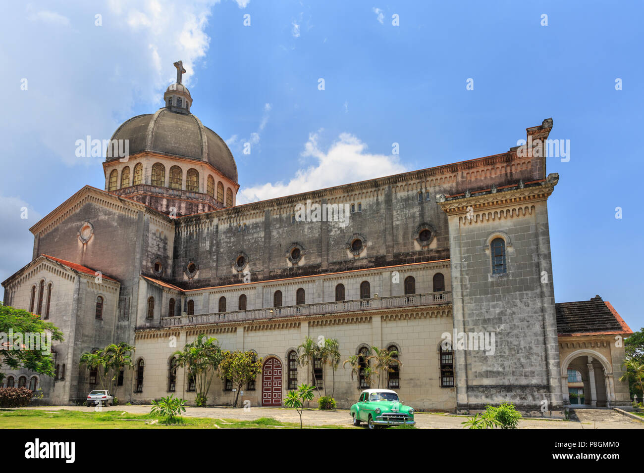 Iglesia de Jesús de Miramar, La Havane, cathédrale catholique et deuxième grandes de Cuba, extérieur Banque D'Images