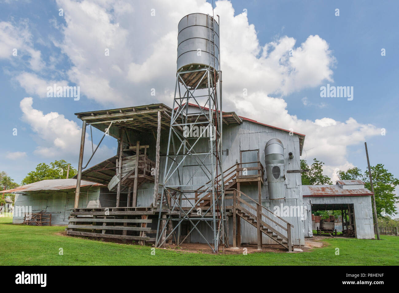 Texas Cotton Gin Museum à Burton, Texas, petite ville du Texas près de Brenham, Texas. Banque D'Images