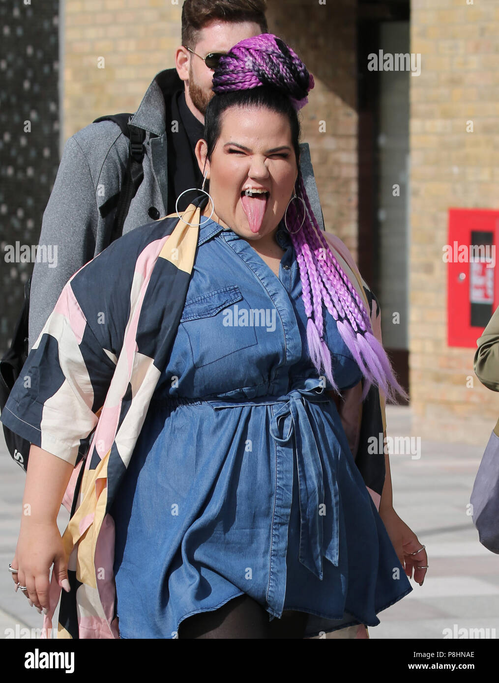 L'extérieur des Studios ITV Netta Barzilai comprend : Netta Barzilai Où : London, Royaume-Uni Quand : 11 Juin 2018 Crédit : Rocky/WENN.com Banque D'Images
