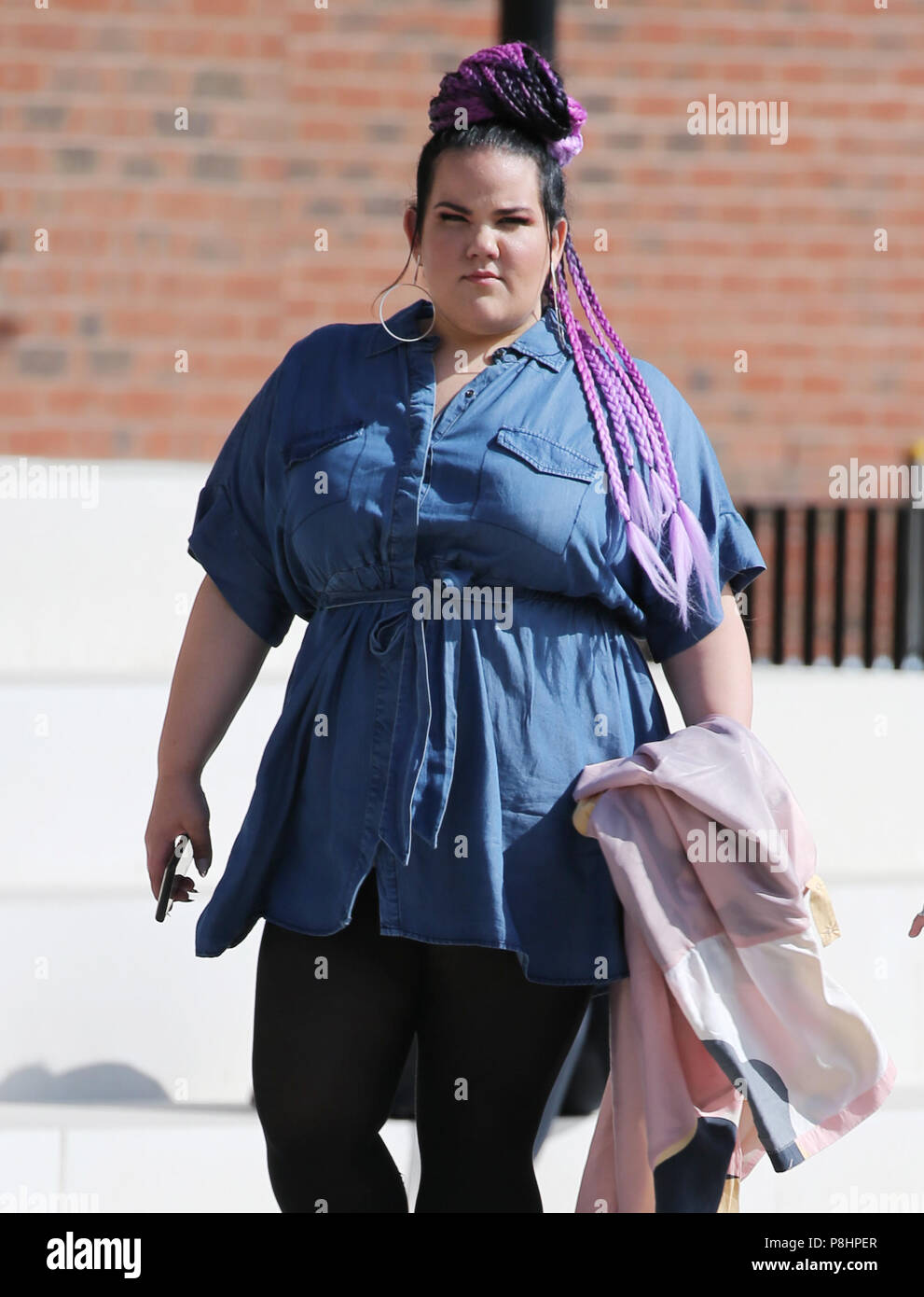 L'extérieur des Studios ITV Netta Barzilai comprend : Netta Barzilai Où : London, Royaume-Uni Quand : 11 Juin 2018 Crédit : Rocky/WENN.com Banque D'Images