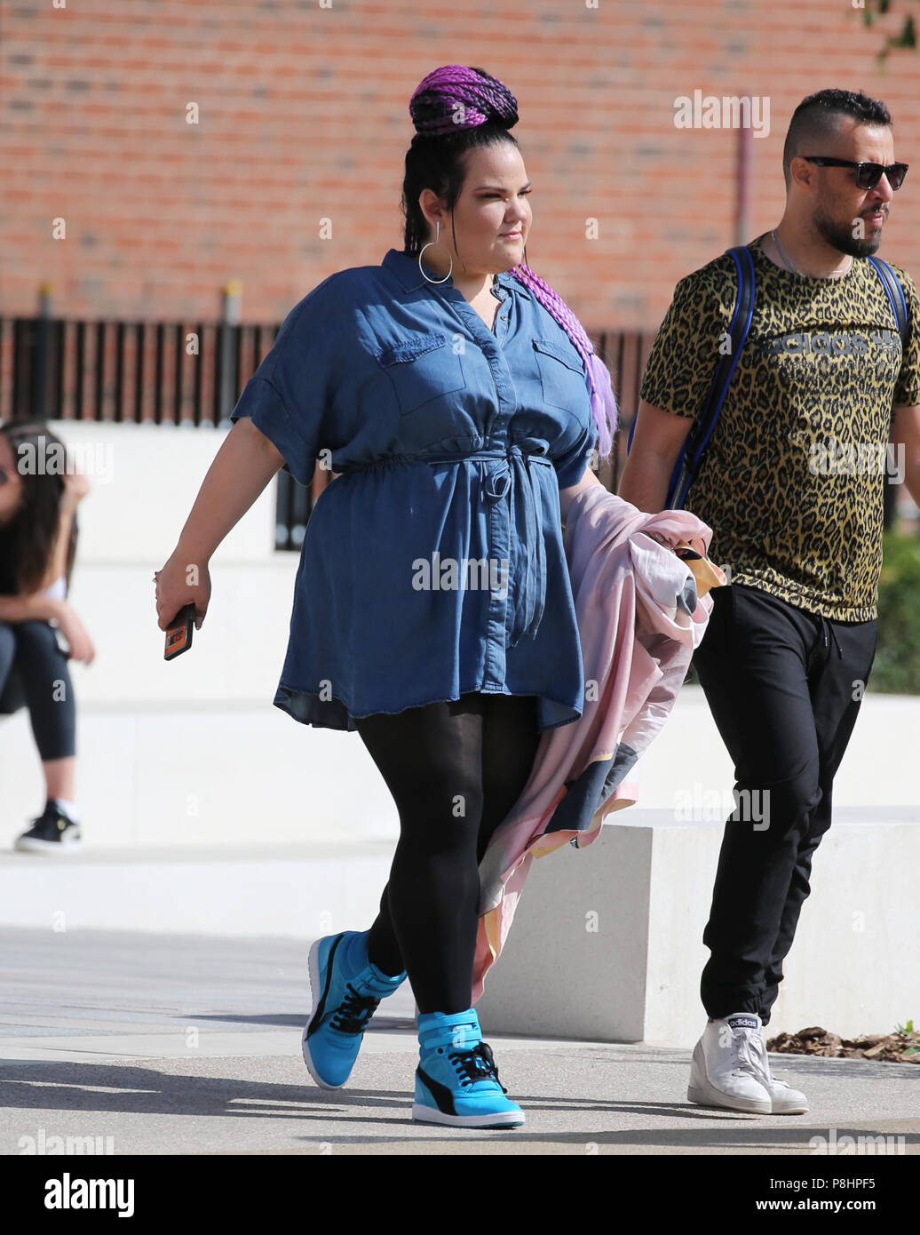 L'extérieur des Studios ITV Netta Barzilai comprend : Netta Barzilai Où : London, Royaume-Uni Quand : 11 Juin 2018 Crédit : Rocky/WENN.com Banque D'Images